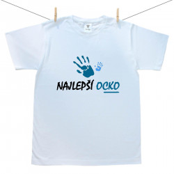 Pánske tričko s krátkym rukávom Najlepší ocko chlapca