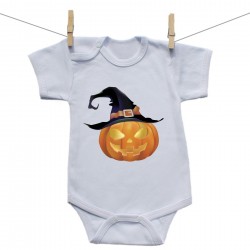 Body s krátkym rukávom Halloween tekvica