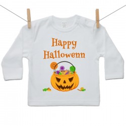 Tričko s dlhým rukávom Happy Halloween