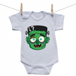 Body s krátkym rukávom Halloween maska