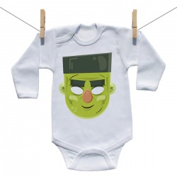 Body s dlhým rukávom Halloween maska