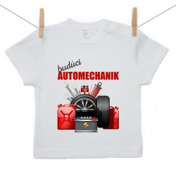 Tričko s krátkym rukávom Budúci automechanik