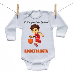 Body s dlhým rukávom Keď vyrastiem budem basketbalista
