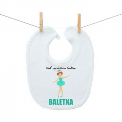 Podbradník na zapínanie Keď vyrastiem budem baletka