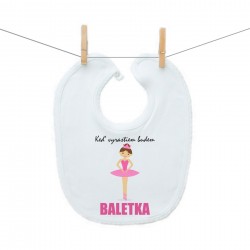 Podbradník na zapínanie Keď vyrastiem budem baletka