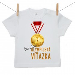 Tričko s krátkym rukávom Budúca olympijská víťazka