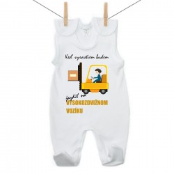 Dupačky Keď vyrastiem budem jazdiť na vysokozdvižnom vozíku