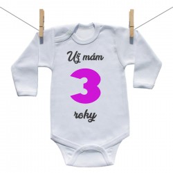 Body s dlhým rukávom Už mám 3 roky Dievča