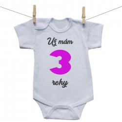 Body s krátkym rukávom Už mám 3 roky Dievča