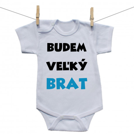 Body s krátkym rukávom Budem veľký brat
