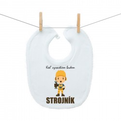 Podbradník na zapínanie Keď vyrastiem budem strojník