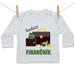 Tričko s dlhým rukávom Budúci finančník