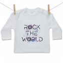 Tričko s dlhým rukávom Rock the world