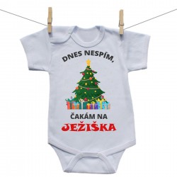 Body s krátkym rukávom Dnes nespím, čakám na Ježiška