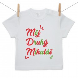 Tričko s krátkym rukávom Môj druhý Mikuláš