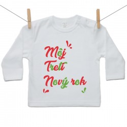 Tričko s dlhým rukávom Môj tretí Nový rok