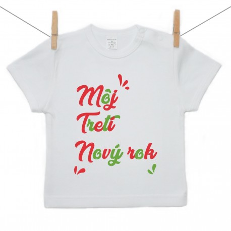 Tričko s krátkym rukávom Môj tretí Nový rok
