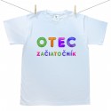 Pánske tričko s krátkym rukávom Otec začiatočník