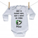 Body s dlhým rukávom Idem s tatom na futbal