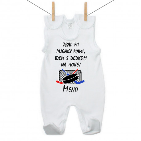 Dupačky Idem s dedkom na hokej