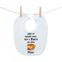 Podbradník na zapínanie Idem s babkou na kávu