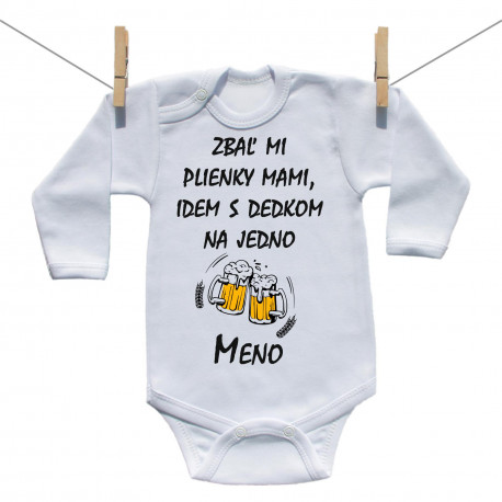 Body s dlhým rukávom Idem s dedkom na jedno