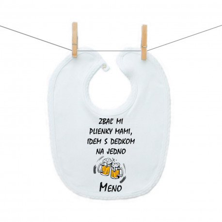 Podbradník na zapínanie Idem s dedkom na jedno