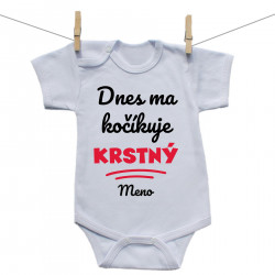 Body s krátkym rukávom Dnes ma kočíkuje krstný