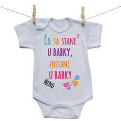 Body s krátkym rukávom Čo sa stane u babky, zostane u babky