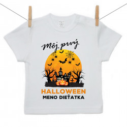Tričko s krátkym rukávom Môj prvý Halloween