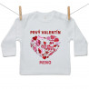 Tričko s dlhým rukávom Prvý Valentín