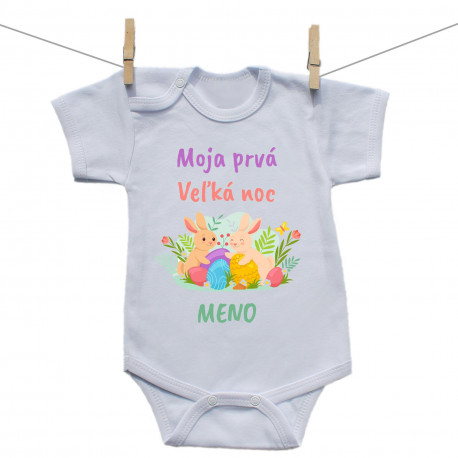 Body s krátkym rukávom Moja prvá Veľká noc Body s krátkym rukávom Moja prvá Veľká noc