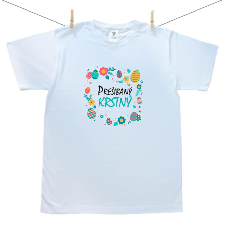 Pánske tričko s krátkym rukávom Prešibaný krstný Pánske tričko s krátkym rukávom Prešibaný krstný