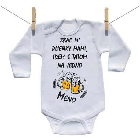 Body s dlhým rukávom Idem s tatom na jedno Body s dlhým rukávom Idem s tatom na jedno