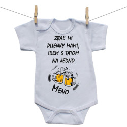 Body s krátkym rukávom Idem s tatom na jedno