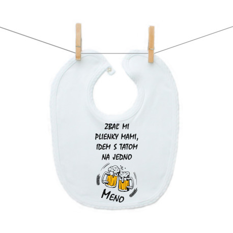 Podbradník na zapínanie Idem s tatom na jedno