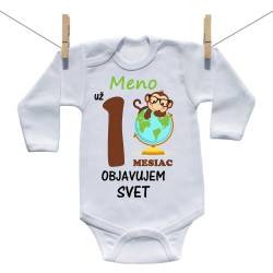 Body s dlhým rukávom Už 1 mesiac objavujem svet