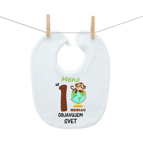 Podbradník na zapínanie Už 1 mesiac objavujem svet