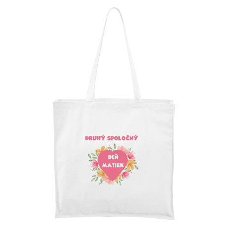 Biela Maxi taška Druhý spoločný Deň matiek