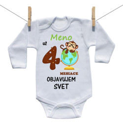 Body s dlhým rukávom Už 4 mesiace objavujem svet
