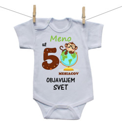 Body s krátkym rukávom Už 5 mesiacov objavujem svet