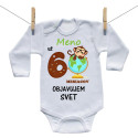 Body s dlhým rukávom Už 6 mesiacov objavujem svet