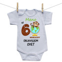 Body s krátkym rukávom Už 6 mesiacov objavujem svet