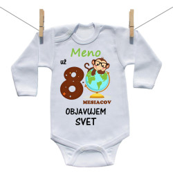 Body s dlhým rukávom Už 8 mesiacov objavujem svet