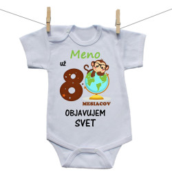 Body s krátkym rukávom Už 8 mesiacov objavujem svet