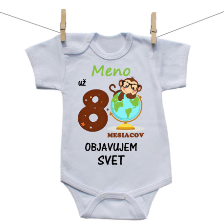 Body s krátkym rukávom Už 8 mesiacov objavujem svet Body s krátkym rukávom Už 8 mesiacov objavujem svet