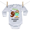 Body s dlhým rukávom Už 9 mesiacov objavujem svet