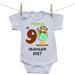 Body s krátkym rukávom Už 9 mesiacov objavujem svet