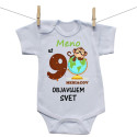 Body s krátkym rukávom Už 9 mesiacov objavujem svet