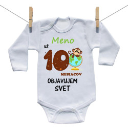 Body s dlhým rukávom Už 10 mesiacov objavujem svet